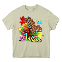 Mossy Black woman Autism nails Heavy Core Tee - NancyCooperArtShop
