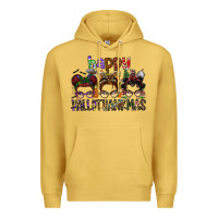 Antique Gold happy hallothanksmas Premium Hoodie - SublimationCraftShop
