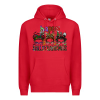 Red happy hallothanksmas Premium Hoodie - SublimationCraftShop