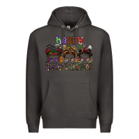 Smoke happy hallothanksmas Premium Hoodie - SublimationCraftShop
