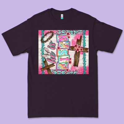 He Is Risen Premium Tee Designed By Tumblerdesignbyshophia