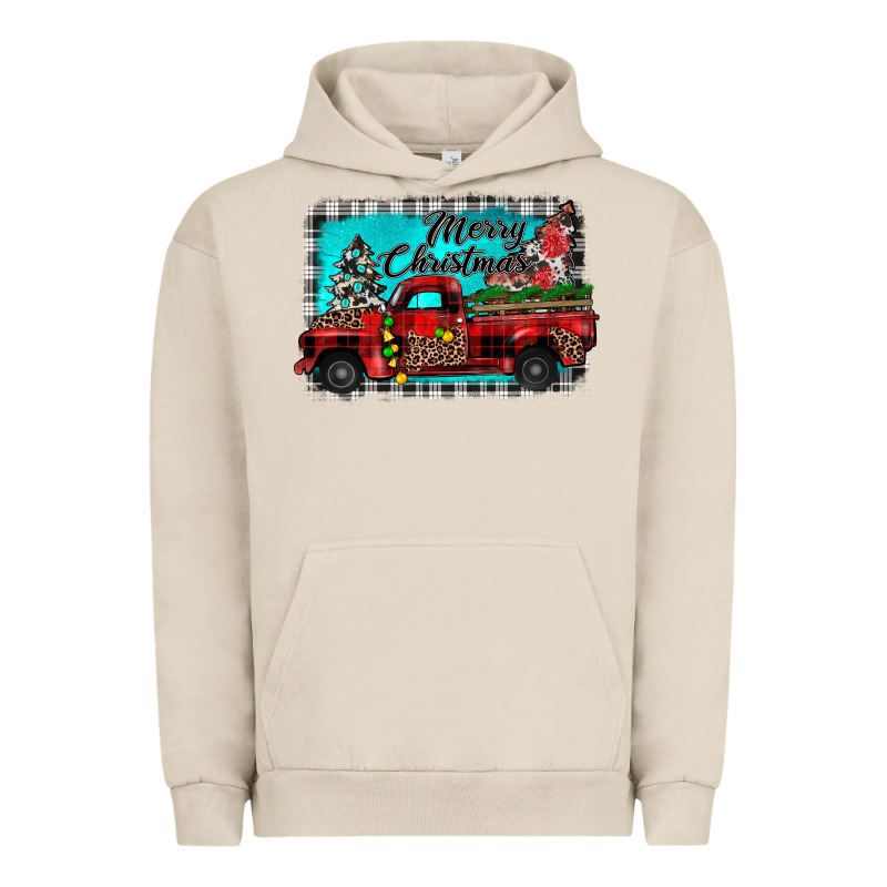 Truck Merry Christmas Urban Hoodie by JahusDesignShop | Teevron
