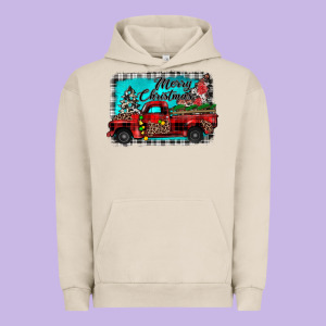 Truck Merry Christmas Urban Hoodie Designed By Jahusdesignshop