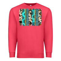 Cardinal gemstone sunflower cowhide brushstroke Premium Sweatshirt - AdoDesignShop