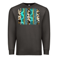 Smoke gemstone sunflower cowhide brushstroke Premium Sweatshirt - AdoDesignShop