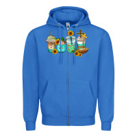 True Royal jesus coffee cups Zipper Hoodie - AdoDesignShop