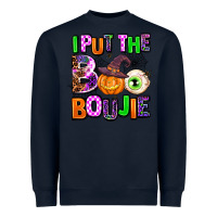 Navy Hallowen Boo Heavyweight Sweatshirt - AdoDesignShop