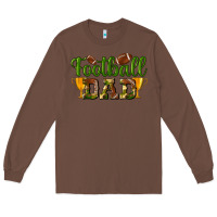 Chestnut Football Dad Long Sleeve Tee - BundleAndBundleShop