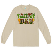 Mushroom Football Dad Long Sleeve Tee - BundleAndBundleShop