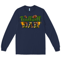 Navy Football Dad Long Sleeve Tee - BundleAndBundleShop