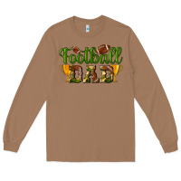 Toasted Coconut Football Dad Long Sleeve Tee - BundleAndBundleShop
