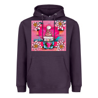 Plum v.d gnome and lotus tumbler Heavyweight Hoodie - AdoDesignShop