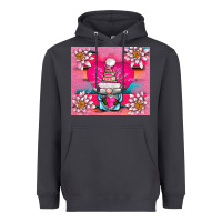 V.d Gnome And Lotus Tumbler Heavyweight Hoodie | Teevron