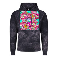 Cloud Black hairstylist coffee cups and daisy with leopard seamless pattern bbs Vintage Hoodie - BundleAndBundleShop