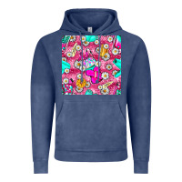 Hairstylist Coffee Cups And Daisy With Leopard Seamless Pattern Bbs Vintage Hoodie | Teevron
