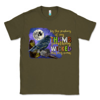 Army Green something wicked this way comes Classic Tee - CowGirlArtShop
