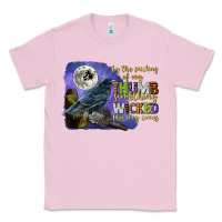 Bubblegum Pink something wicked this way comes Classic Tee - CowGirlArtShop