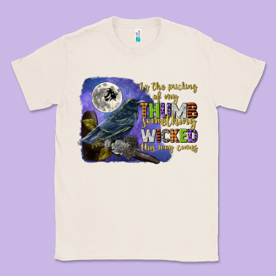 Something Wicked This Way Comes Classic Tee Designed By Cowgirlartshop