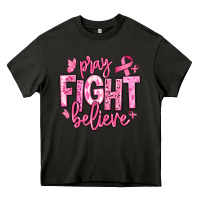 Asphalt pray fight believe breast cancer Heavy Core Tee - texasbilliewilder
