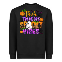 Black thick thighs spooky vibes Heavyweight Sweatshirt - AdoDesignShop