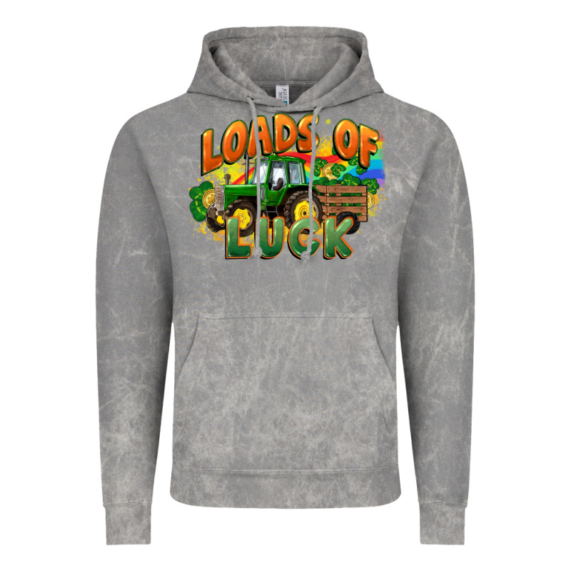 Loads Of Luck With Tractor St. Patricks Day Vintage Hoodie by FaDigitalArtStudio | Teevron