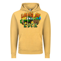Vintage Mustard Loads of luck with tractor St. Patricks Day Vintage Hoodie - FaDigitalArtStudio