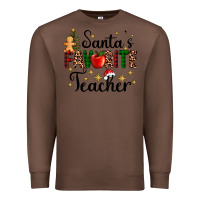 Chestnut santa's favorite teacher Premium Sweatshirt - AdoDesignShop