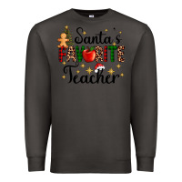 Smoke santa's favorite teacher Premium Sweatshirt - AdoDesignShop