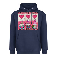 Navy v.d 3 gnomes and hearts Heavyweight Hoodie - AdoDesignShop