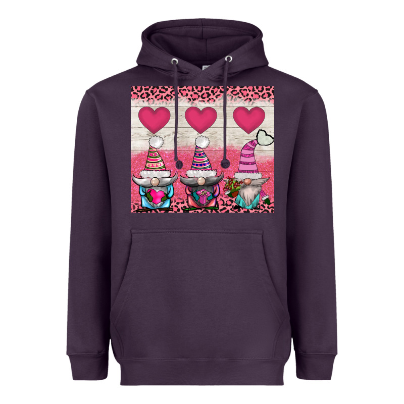 V.d 3 Gnomes And Hearts Heavyweight Hoodie by AdoDesignShop | Teevron