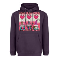 Plum v.d 3 gnomes and hearts Heavyweight Hoodie - AdoDesignShop
