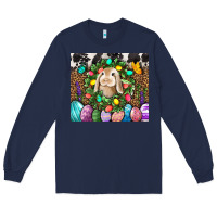 Navy Easter Bunny Tumbler Long Sleeve Tee - BundleAndBundleShop