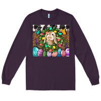 Plum Easter Bunny Tumbler Long Sleeve Tee - BundleAndBundleShop