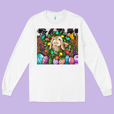 Easter Bunny Tumbler Long Sleeve Tee Designed By Bundleandbundleshop