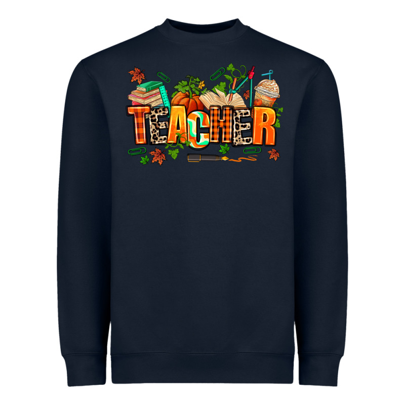 Fall Teacher Heavyweight Sweatshirt by AdoDesignShop | Teevron