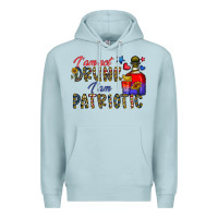 Blue Mist i'm drunk i'm patrıtoc Premium Hoodie - CowhideDigitalArt