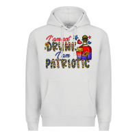 Dove Grey i'm drunk i'm patrıtoc Premium Hoodie - CowhideDigitalArt