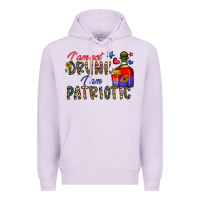Lilac i'm drunk i'm patrıtoc Premium Hoodie - CowhideDigitalArt