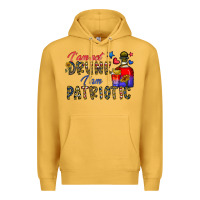 Mustard i'm drunk i'm patrıtoc Premium Hoodie - CowhideDigitalArt