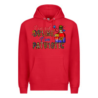 Red i'm drunk i'm patrıtoc Premium Hoodie - CowhideDigitalArt