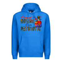 True Royal i'm drunk i'm patrıtoc Premium Hoodie - CowhideDigitalArt