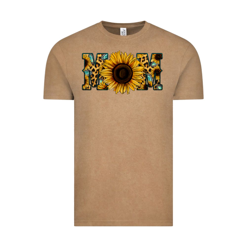Sunflower Leopard Mom Vintage Tee by Jasminsmagicworld | Teevron