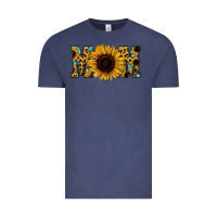 Vintage Denim Sunflower Leopard Mom Vintage Tee - Jasminsmagicworld