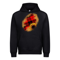 Black sunflower Christmas patch Urban Hoodie - JahusDesignShop