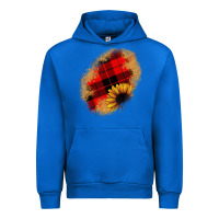 Cobalt sunflower Christmas patch Urban Hoodie - JahusDesignShop