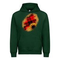Forest Green sunflower Christmas patch Urban Hoodie - JahusDesignShop