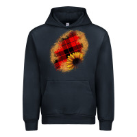 Navy sunflower Christmas patch Urban Hoodie - JahusDesignShop