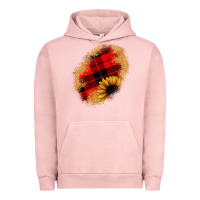 Pigment Salmon sunflower Christmas patch Urban Hoodie - JahusDesignShop