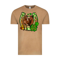 Vintage Camel St. Patrick's Day horse horseshoe Vintage Tee - OliviaCreatesArt