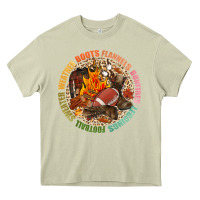 Mossy Boots flannels bonfires leggins football Heavy Core Tee - NancyCooperArtShop